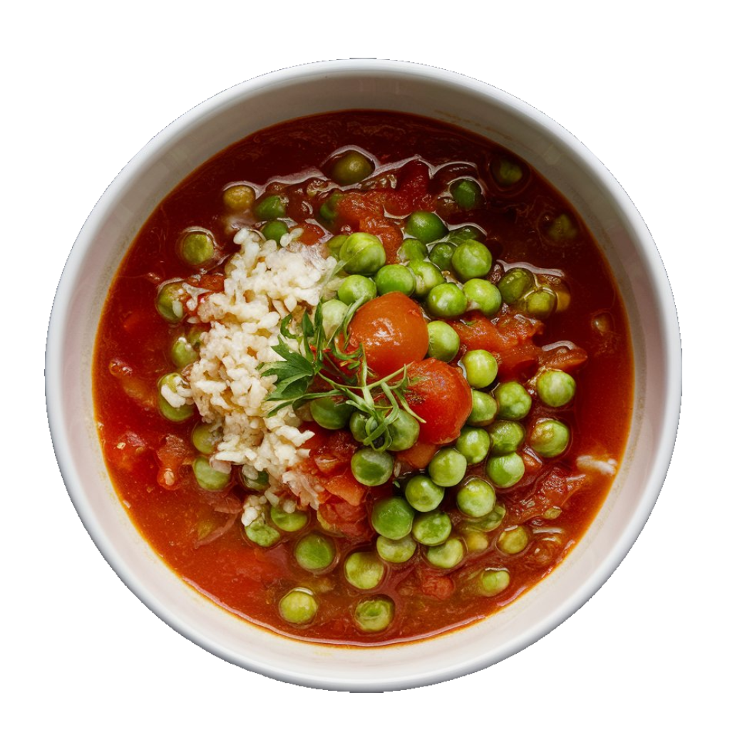 Bassilai – sweet peas in tomato sauce from Village Foods Wholesale
