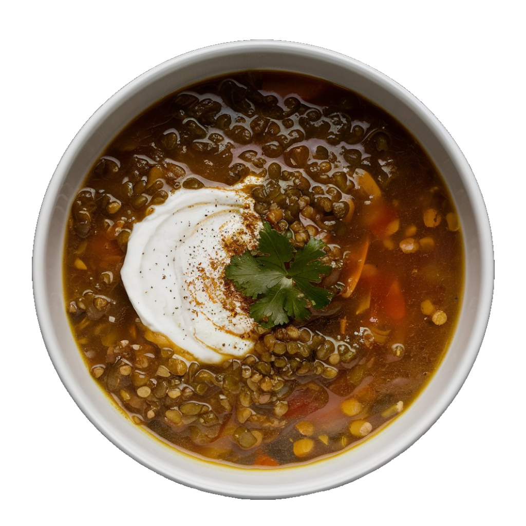 Crushed Lentil – smooth, lemony lentil soup from Village Foods Wholesale