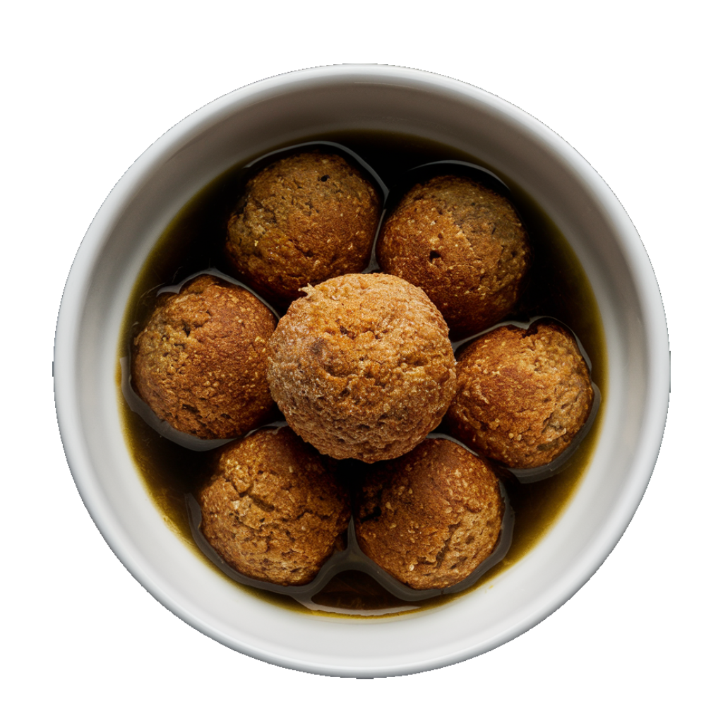 Falafel – crisp, herby chickpea fritters from Village Foods Wholesale